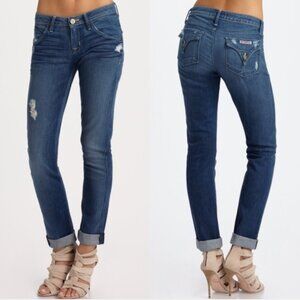 Hudson Womens Bacara Straight Cuffed Jeans NEW Size 29